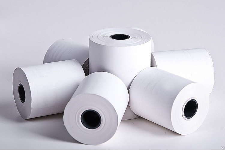 Основное фото: Чековая термолента шириной 57 мм длиной 17 метров