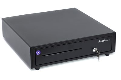 Денежный ящик Poscenter 16E7 410x415x100 распайка для ШТРИХ-М черный — фото 1