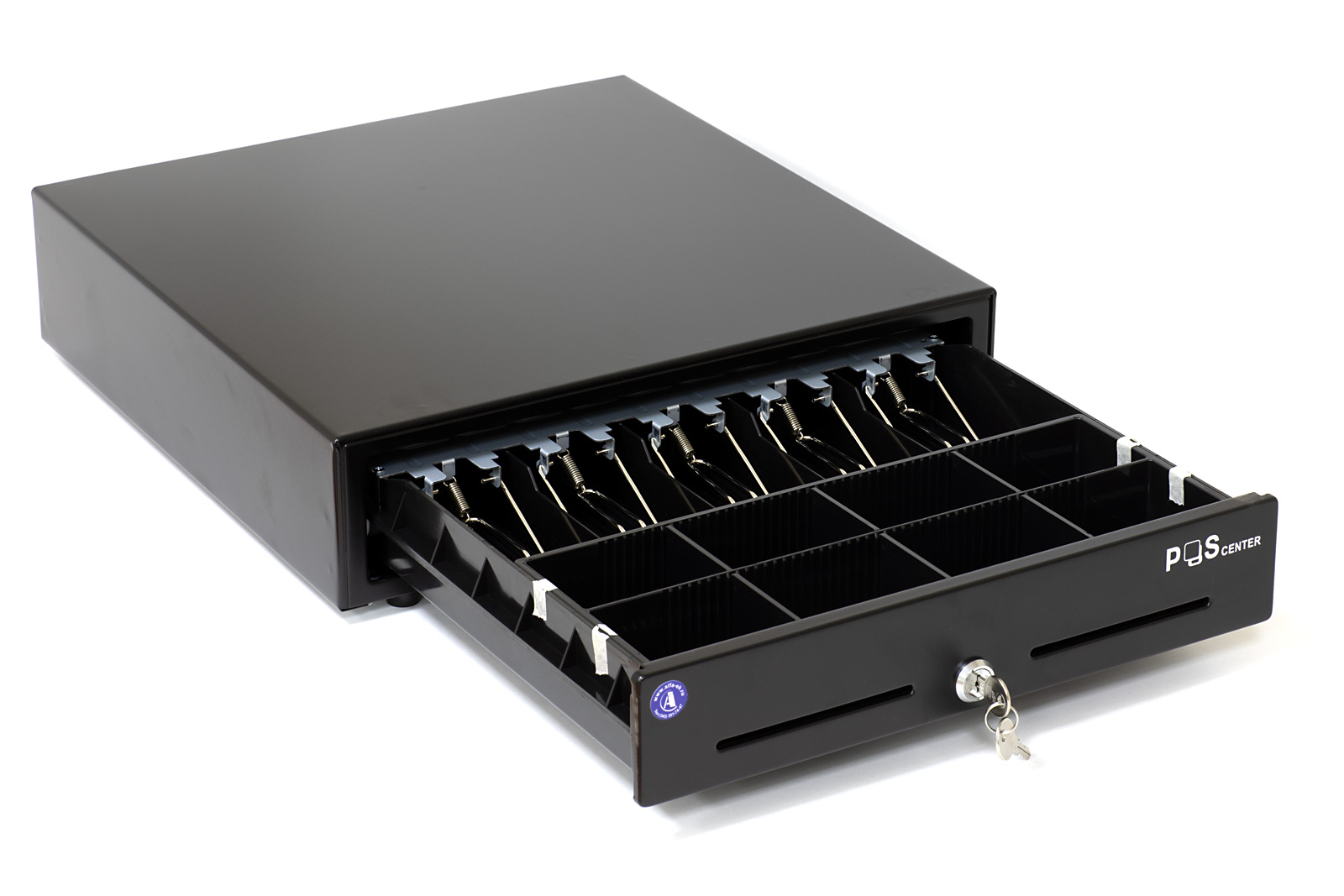 Доп. изображение №2  Денежный ящик Poscenter 16K5 410x420x100 распайка для  ШТРИХ-М черный 