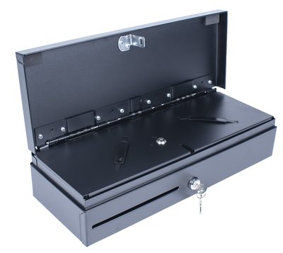 Денежный ящик Poscenter 460E 460x170x100, распайка Штрих, черный — фото 4