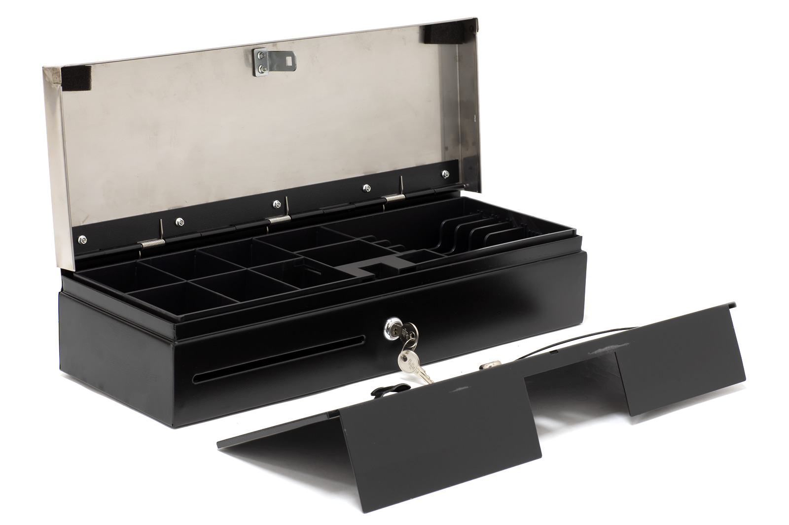 Доп. изображение №2  Денежный ящик POScenter 460K 460x170x103, распайка Штрих, серебро