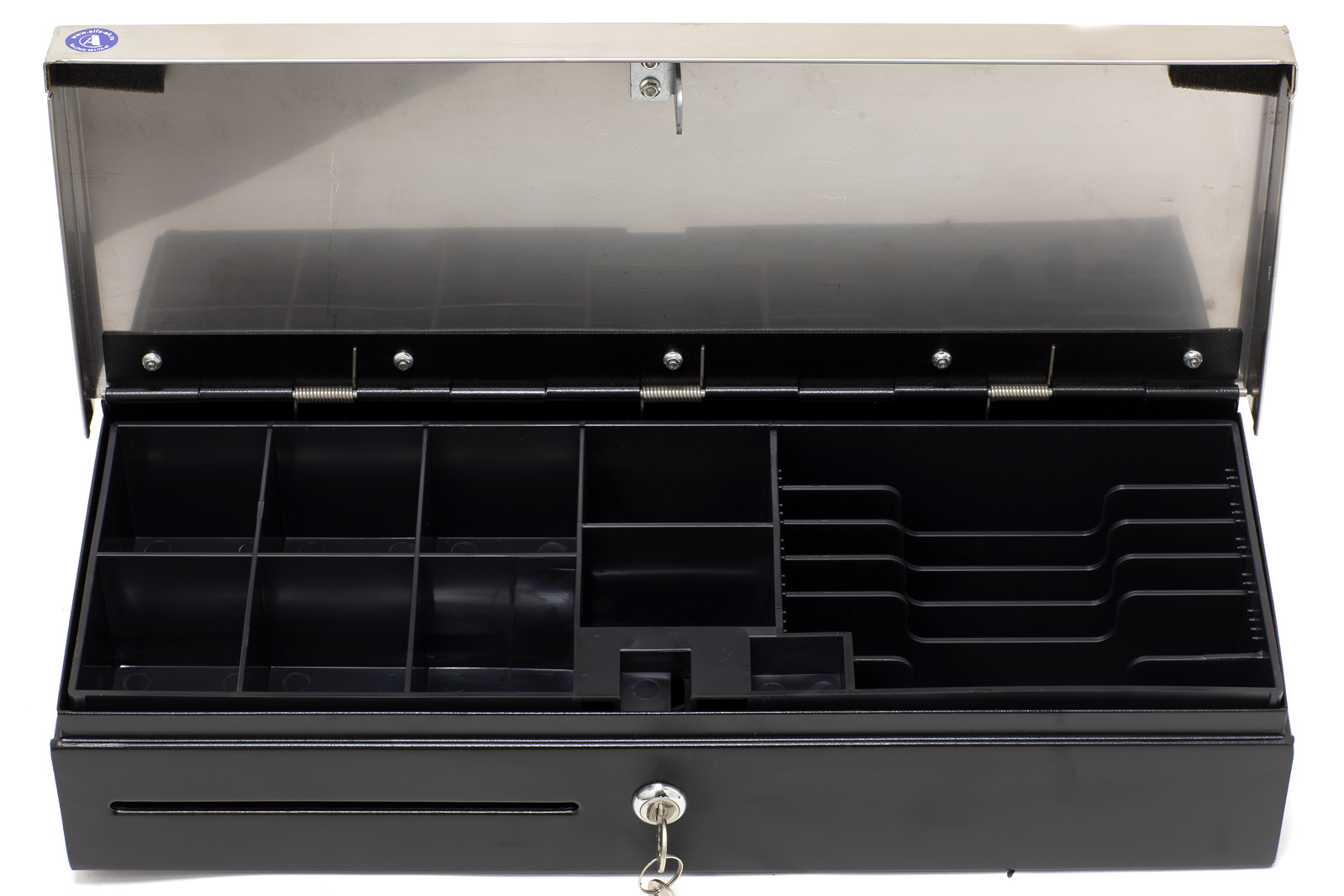 Доп. изображение №3  Денежный ящик POScenter 460K 460x170x103, распайка Штрих, серебро