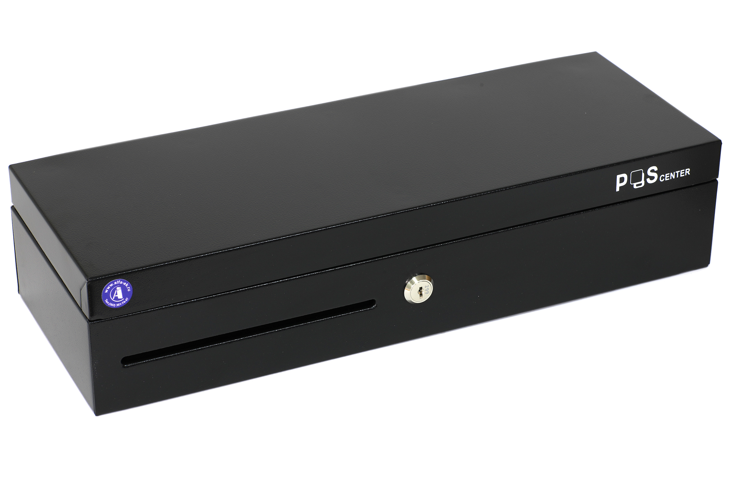 Основное фото: Денежный ящик Poscenter 460KL 460x170x103, распайка Штрих, черный