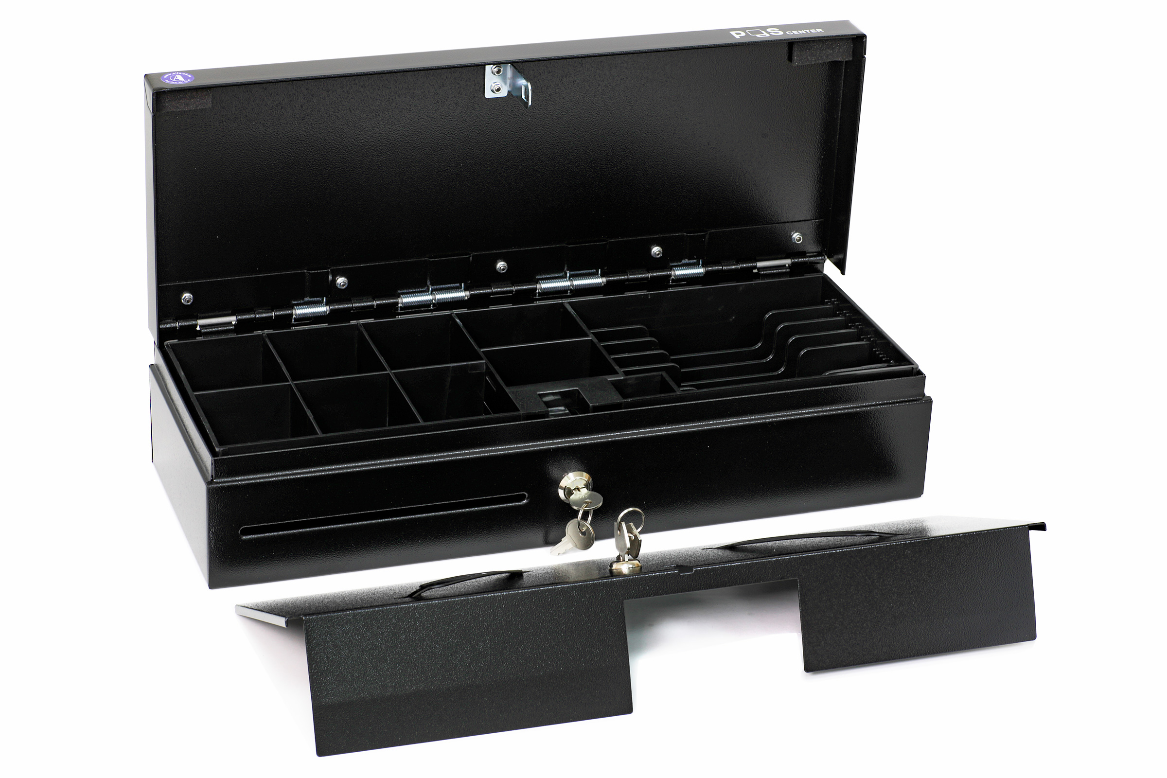 Доп. изображение №3  Денежный ящик Poscenter 460KL 460x170x103, распайка Штрих, черный