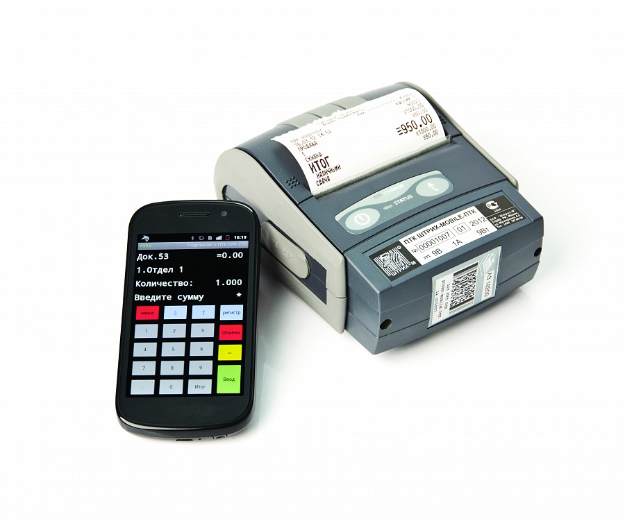 Доп. изображение №2  Фискальный регистратор ШТРИХ-MOBILE-ПТК