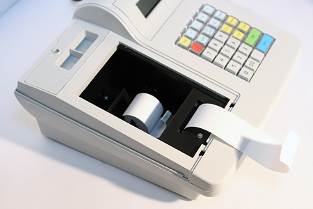 Доп. изображение №2 Фото - заправка бумаги Кассовый аппарат (ККМ) ЭКР-2102К