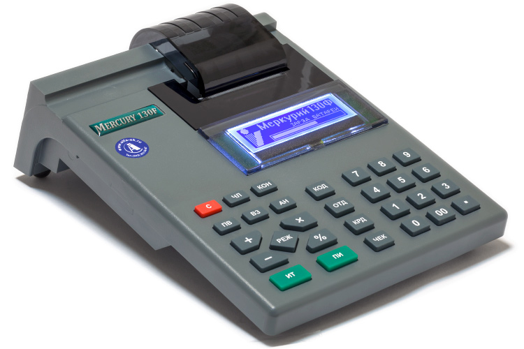 Кассовый аппарат (ККМ) Меркурий 130Ф , ФН 15 мес, GSM и WI-FI