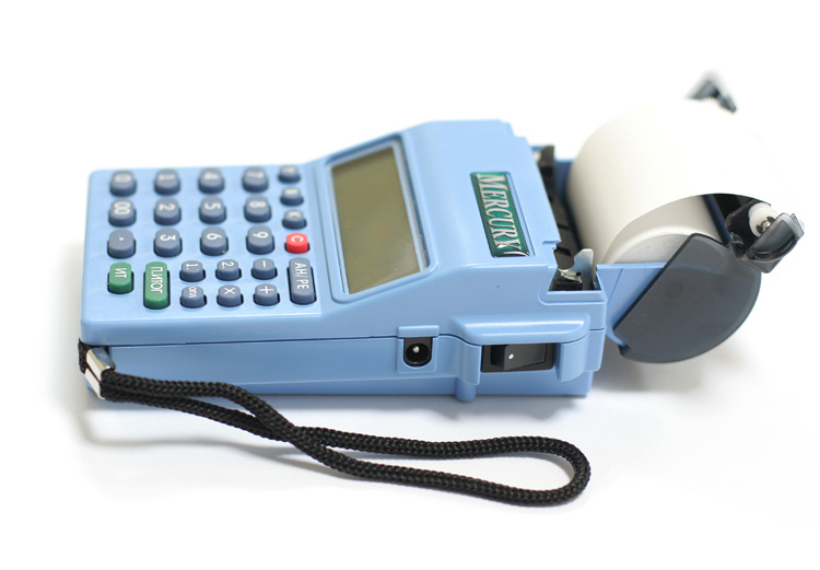 Доп. изображение №2 Очень простая замена чековой ленты, в одно движение. Просто положить новый рулон и закрыть крышку. Кассовый аппарат (ККМ) Меркурий-180К