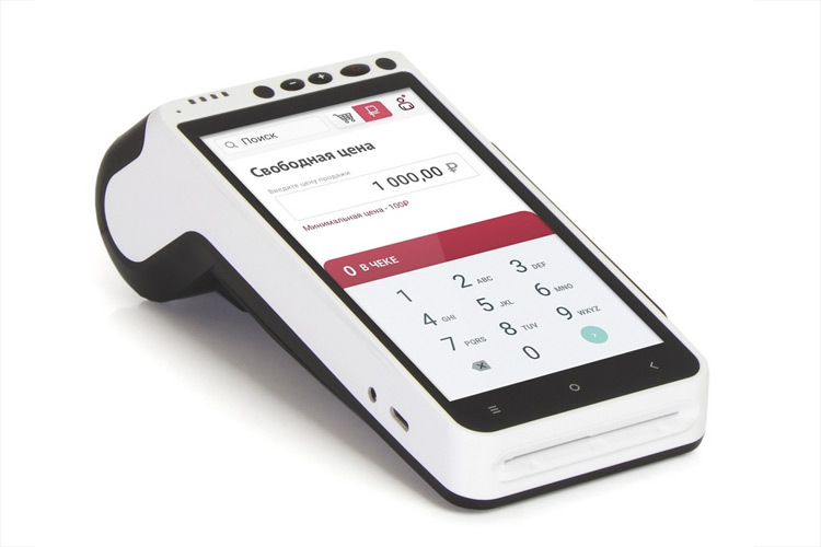 Основное фото: Кассовый аппарат ШТРИХ-СМАРТПОС-Ф мини, ФН 15 мес