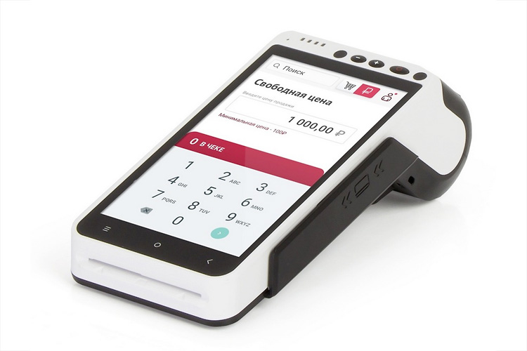 Доп. изображение №2  Кассовый аппарат ШТРИХ-СМАРТПОС-Ф мини, ФН 15 мес