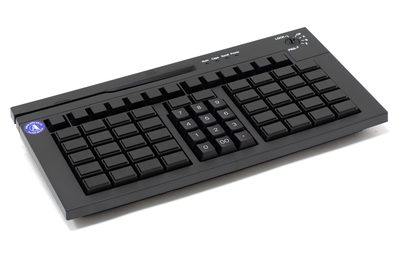 Клавиатура программируемая Poscenter S67 Lite (67 клавиш, ключ, USB), черная, арт. PCS67BL — фото 1