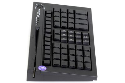 Клавиатура программируемая Poscenter S67B (67 клавиш, MSR, ключ, USB), черная, арт. PCS67B, арт. PCS67B — фото 3