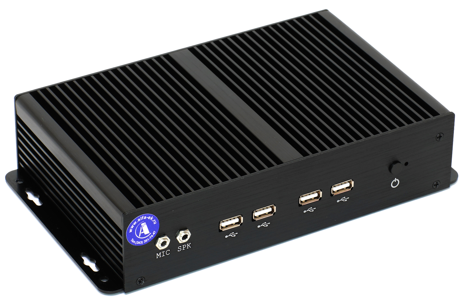 Основное фото: POS-компьютер POSCenter BOX PC 4 (J1900, 4Gb/120, bp, VGA, HDMI, 6*RS, 8*USB) fanless, без ОС