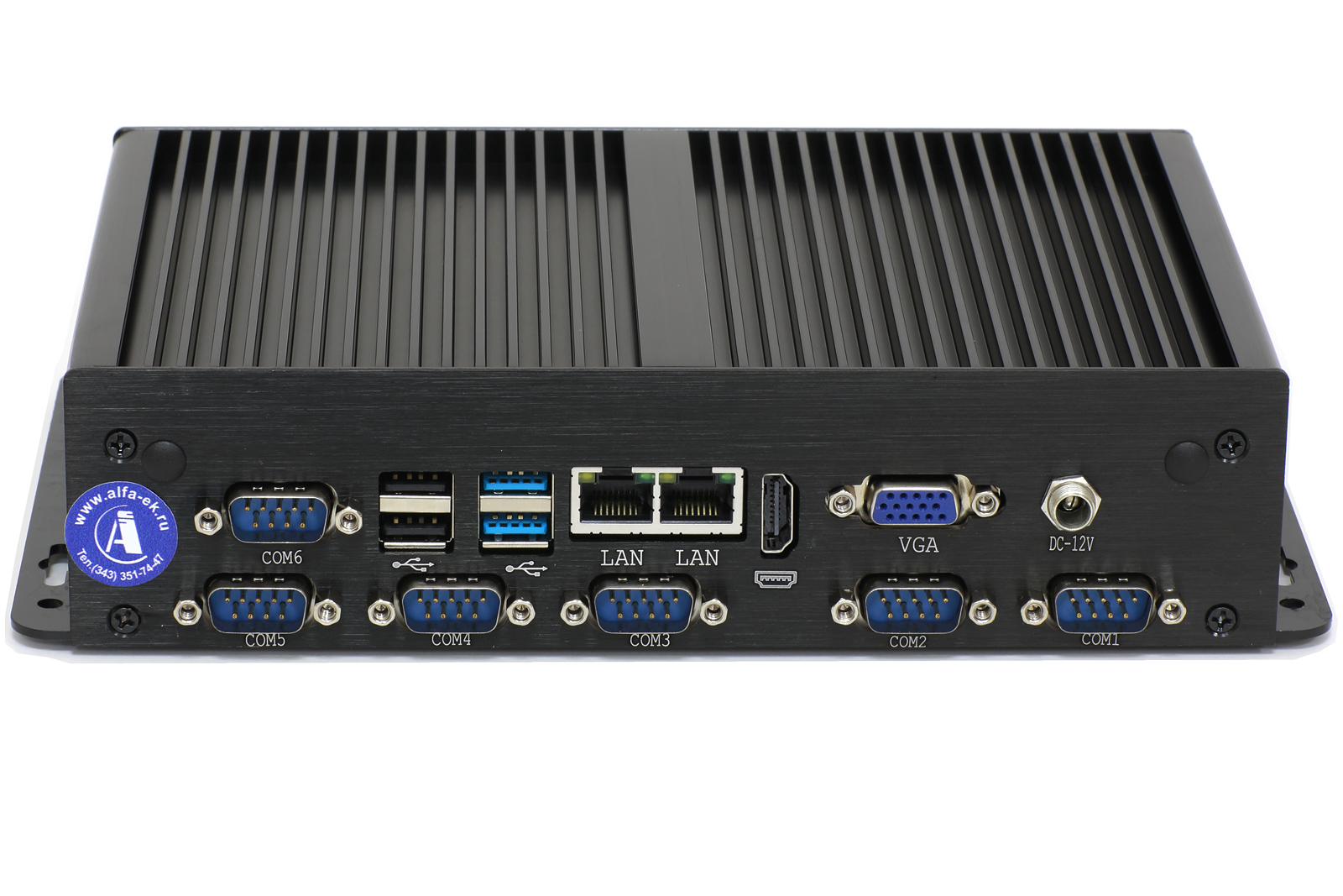 Доп. изображение №2  POS-компьютер POSCenter BOX PC 4 (J1900, 4Gb/120, bp, VGA, HDMI, 6*RS, 8*USB) fanless, без ОС