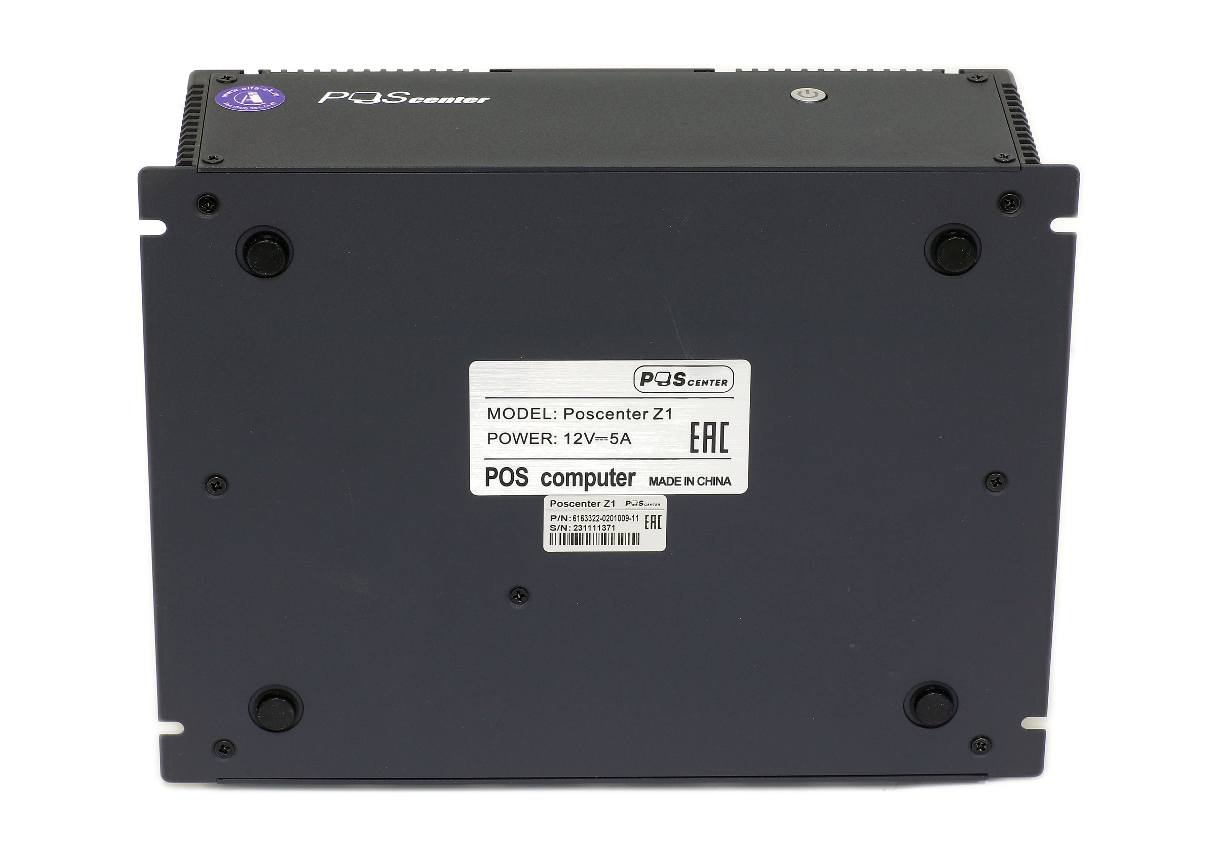 Доп. изображение №7  POS-компьютер POSCENTER Z1 (J6412, RAM8Gb, SSD256Gb), без ОС (с креплением)