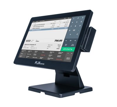 Сенсорный моноблок POSCenter Atlas (15,6, PCAP, J4125, RAM 4Gb, SSD m2 128Gb, MSR) Win 10 IoT — фото 3