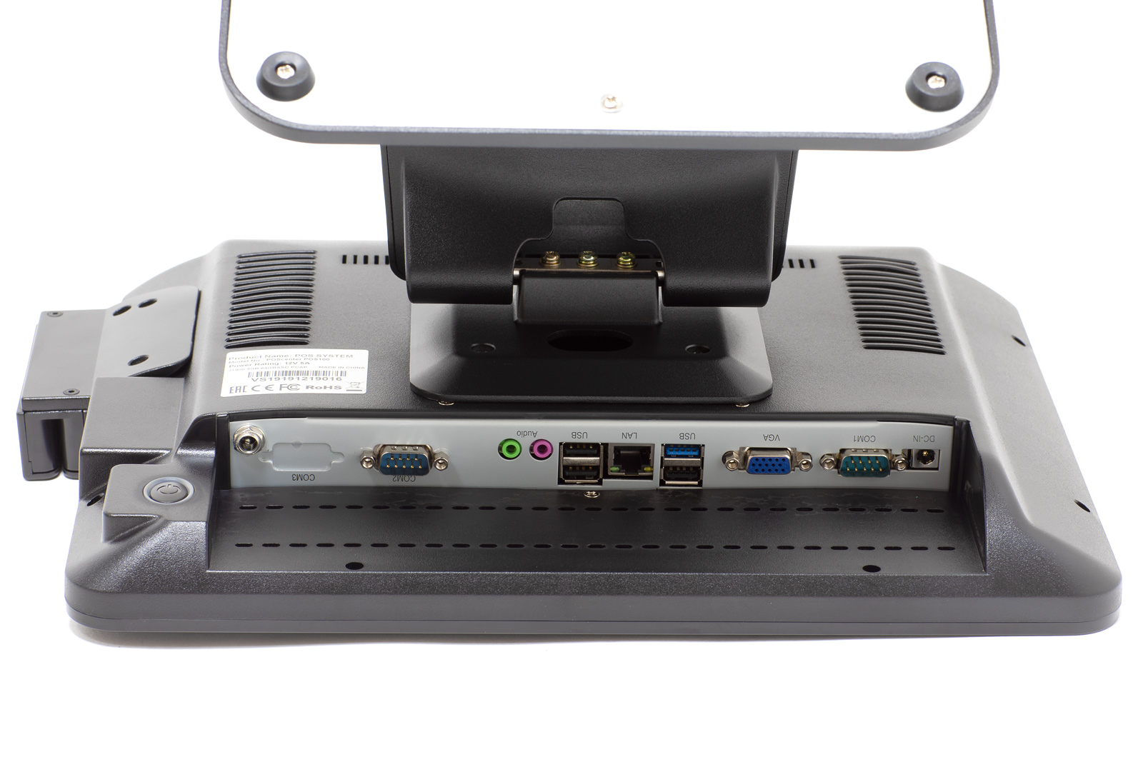 Доп. изображение №6  Сенсорный моноблок POScenter POS100 (15 , 4:3, P-CAP touch, J1900, RAM 4Gb, SSD 64Gb, MSR)