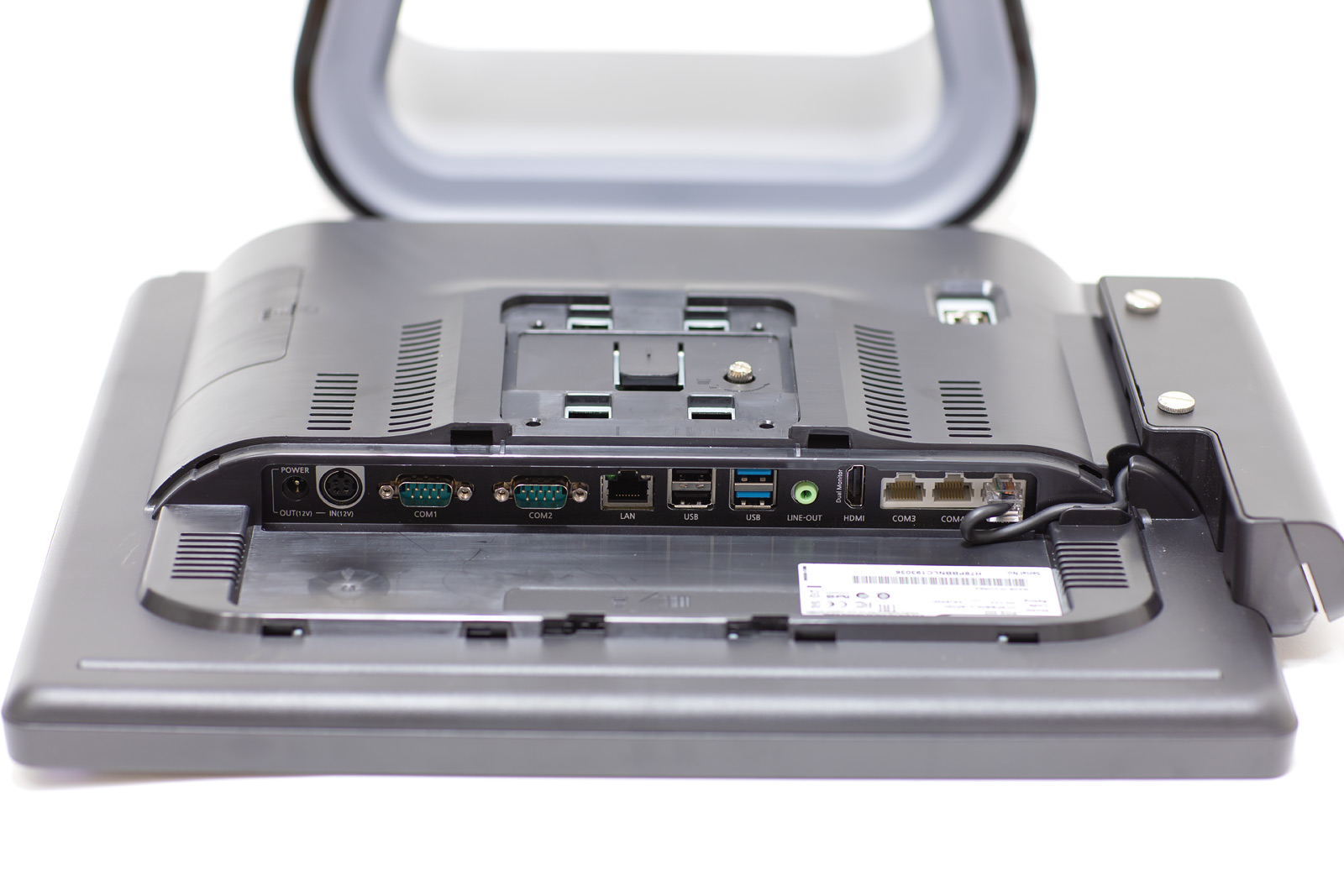 Доп. изображение №6  Сенсорный моноблок POScenter POS900 (17 , D36, J1900 CPU; 4Gb RAM;128GbSSD; P-CAP touch; MSR) черный, Windows 10 IoT