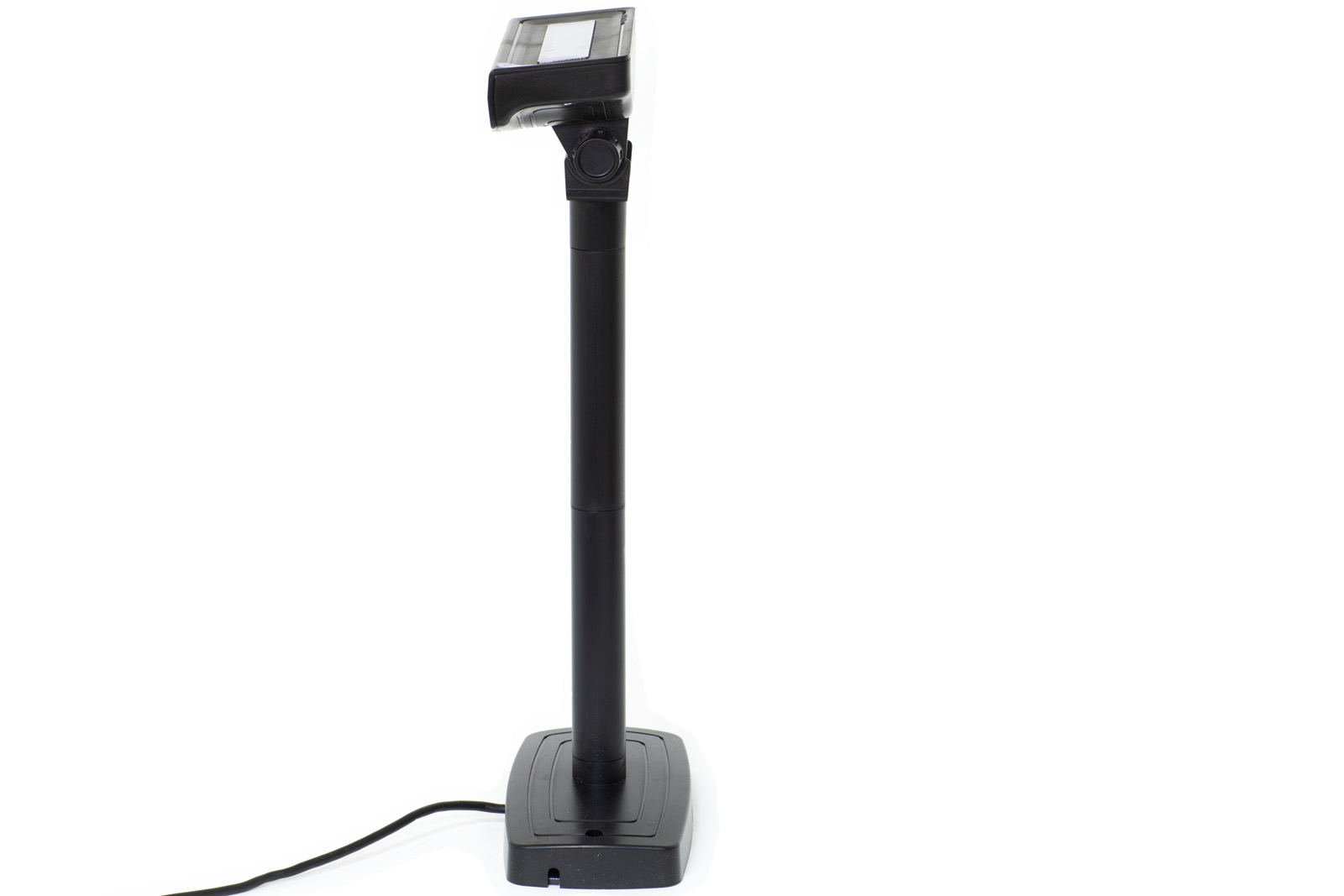 Доп. изображение №3  Дисплей покупателя ШТРИХ-Т D3 (USB / RS232, LCD 2x20, телескопическая черная стойка, чёрная рамка)