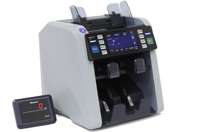 Счетчик банкнот Mertech C-200 DOUBLE CIS MG touch screen — фото 1