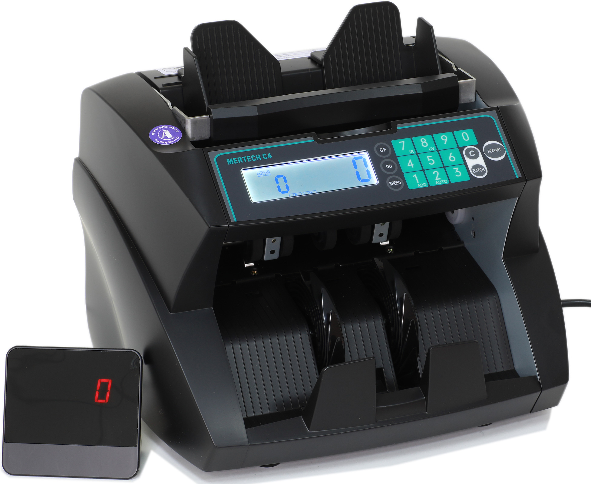 Основное фото: Счетчик банкнот Mertech C-4 Black