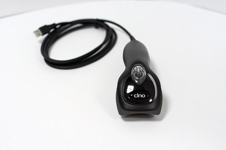 Доп. изображение №2  Сканер штрих кода Cino F560 USB темный