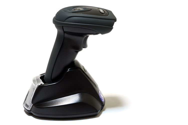 Доп. изображение №2  Сканер штрих кода Cino F780BT USB темный (в комплекте с зарядной подставкой)