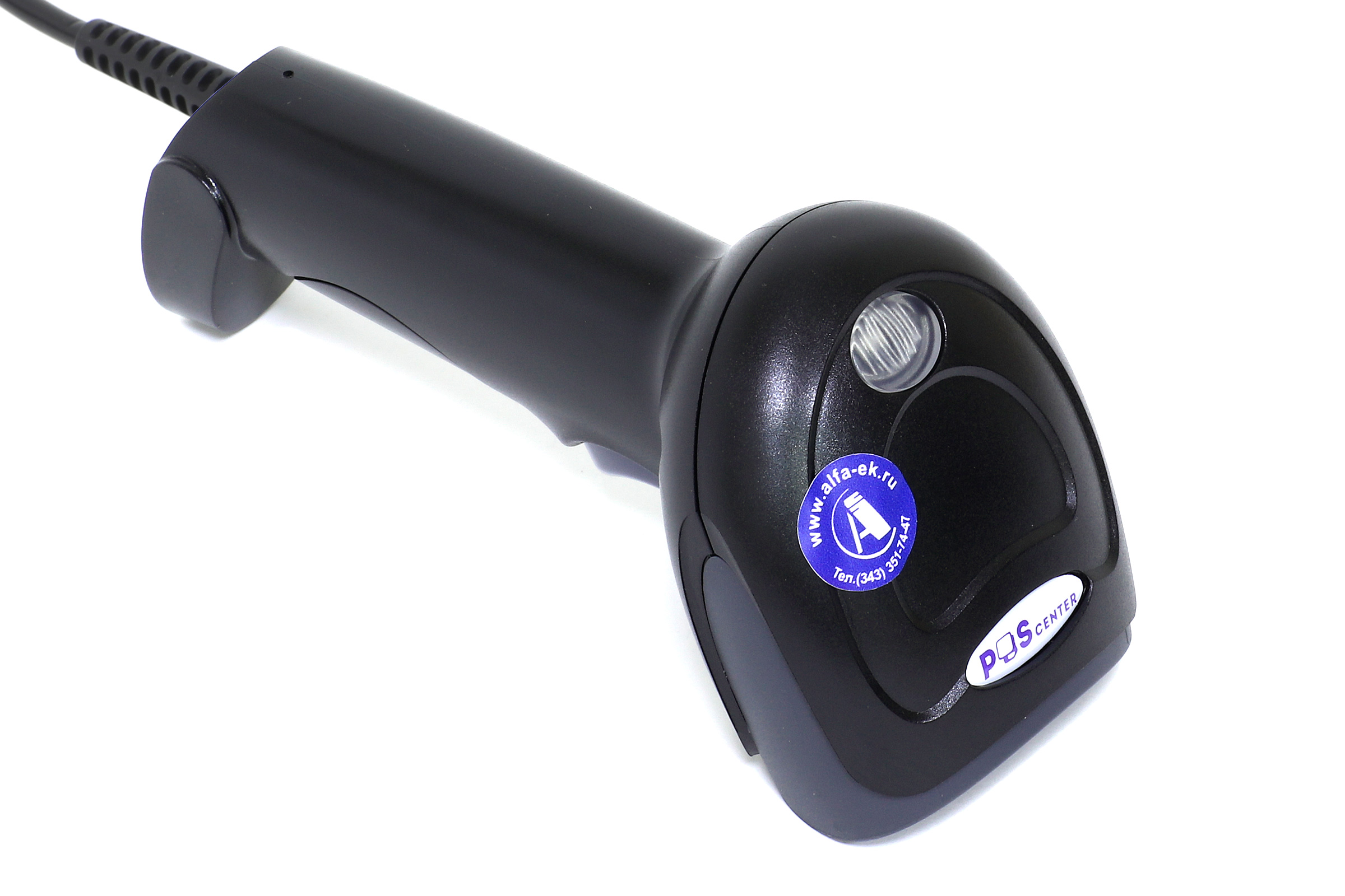 Сканер штрих-кода POScenter SG-100C, ручной, черный, USB, кабель 2 м