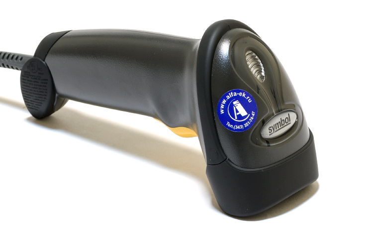 Доп. изображение №2  Сканер штрих кода Zebra Symbol LS2208 с подставкой