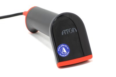 Сканер штрих кодов АТОЛ Impulse 12, черный/красный — фото 4