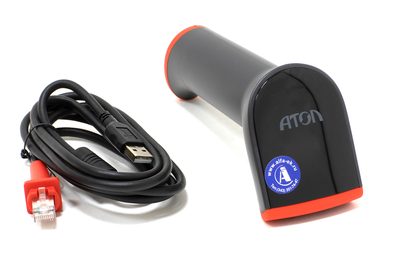 Сканер штрих кодов АТОЛ Impulse 12, черный/красный — фото 5