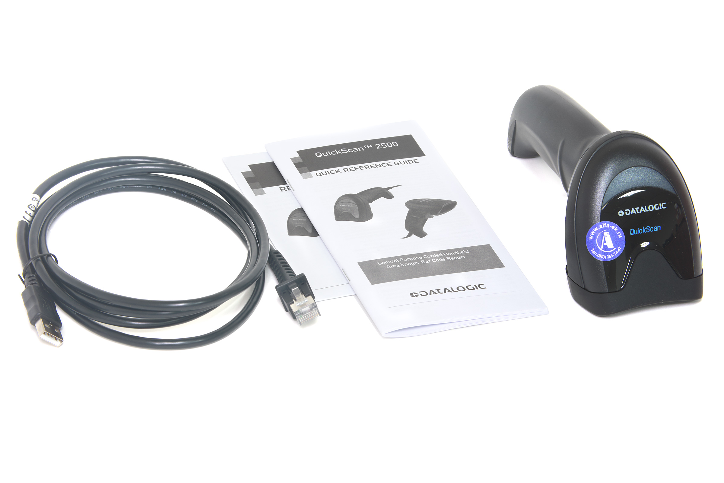 Доп. изображение №3  Сканер штрих кодов Datalogic QuickScan QD2590, черный QD2590-BKK1