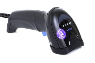 Сканер штрих кодов Datalogic QuickScan QW2520, с подставкой, черный — фото 1