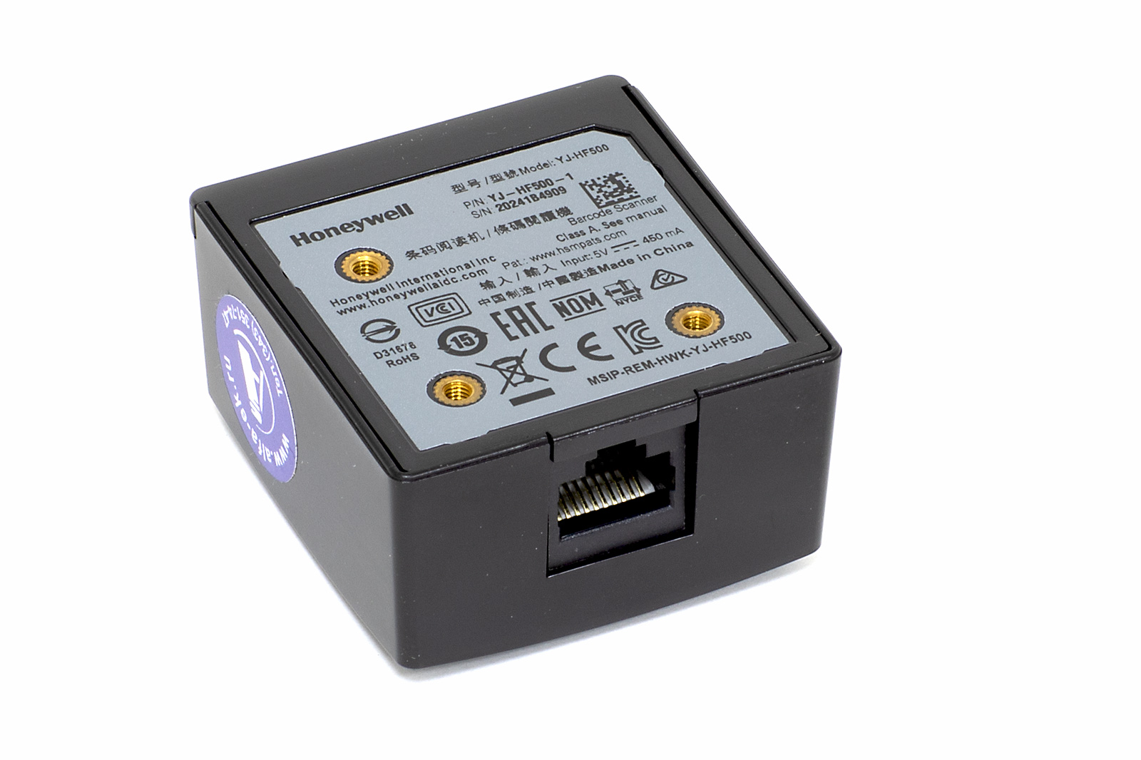 Доп. изображение №3  Сканер штрих кодов HONEYWELL YJ-HF500 USB