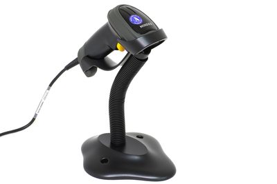 Сканер штрих кодов MINDEO MD6600-HD 2D, USB, с автосенсорной подставкой — фото 1