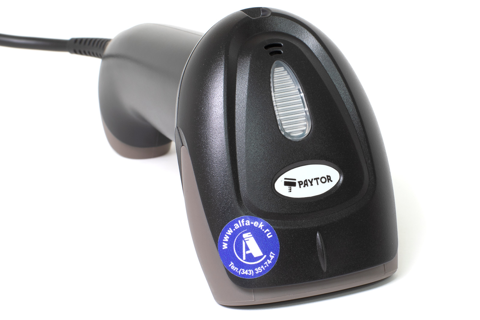 Доп. изображение №3  Сканер штрих кодов Paytor DS-1008 USB, Черный
