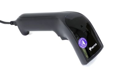 Сканер штрих кодов Paytor ES-1007 2D USB, беспроводной, черный с подставкой — фото 3