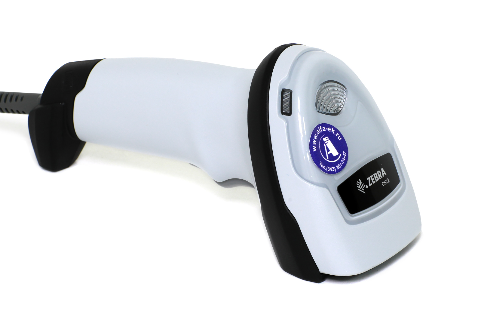 Доп. изображение №3  Сканер штрих кодов Zebra DS2208 светлый с подставкой