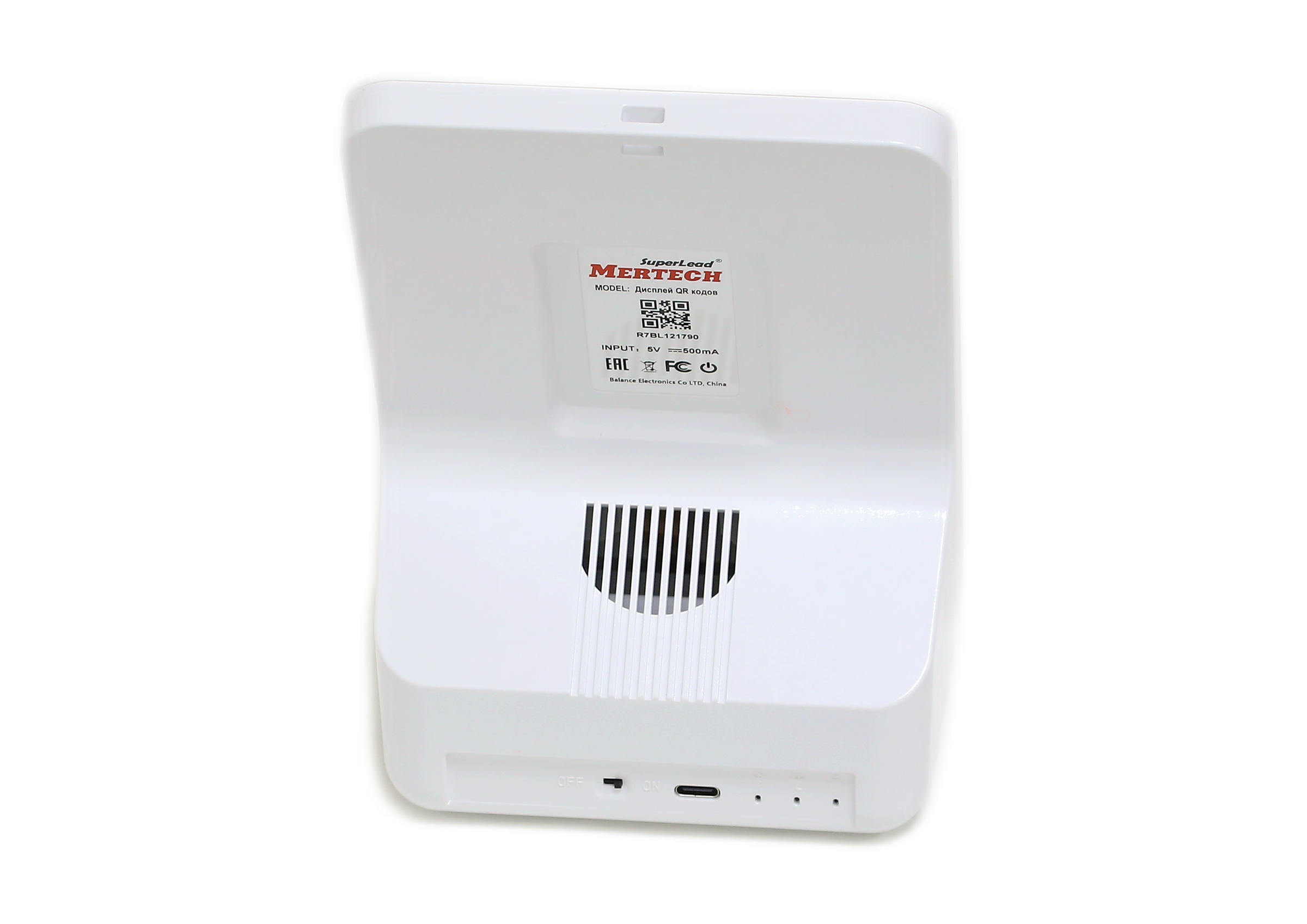 Доп. изображение №5  QR-дисплей Mertech QR-PAY синий