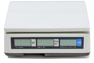 Торговые весы CAS ER-JR-15CB, белые — фото 4