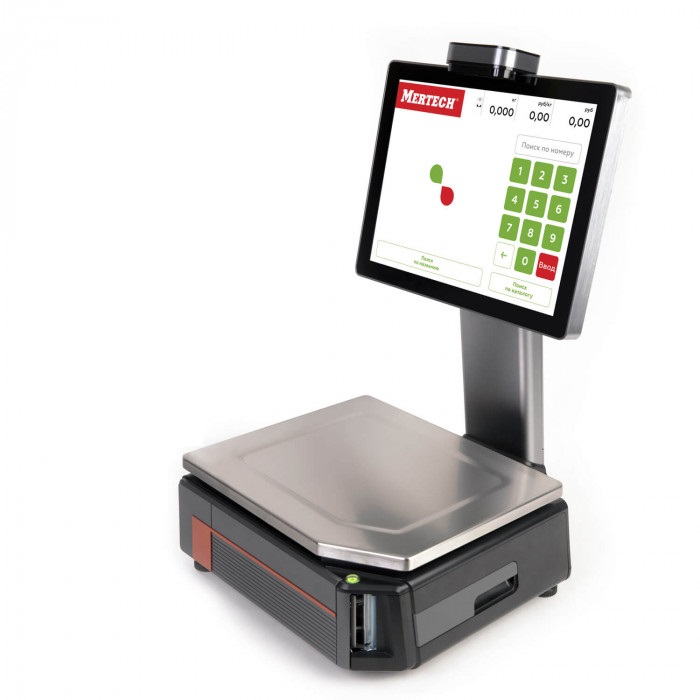 Весы электронные Mertech M-ER 727PM-32.5 с автораспознаванием продуктов