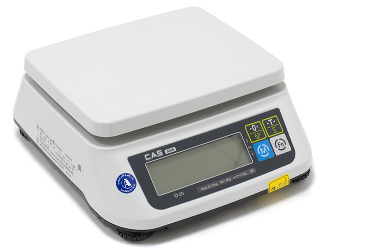 Весы торговые CAS SWN-15 (DD)