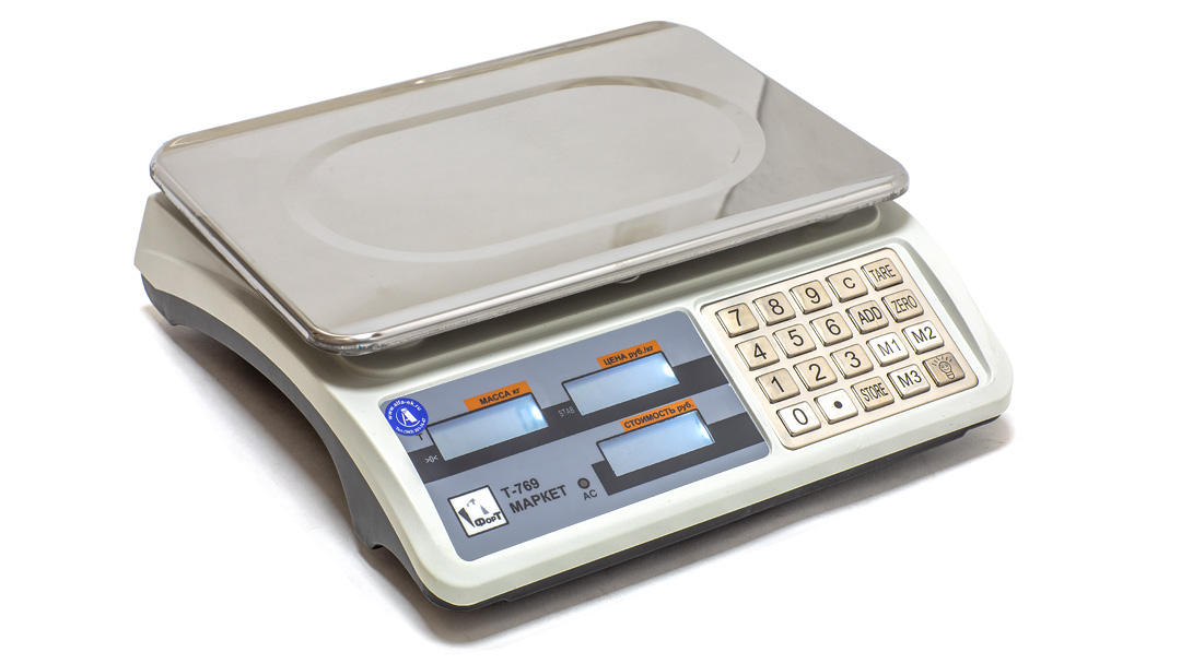 Весы торговые ФорТ-Т 769 (32; 5) LCD Маркет