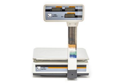 Весы торговые ФорТ-Т 769D/B (32; 5) LCD стойка, Маркет — фото 3