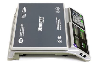 Весы торговые M-ER 326 AC-15.2 Slim, LCD, Белые — фото 2