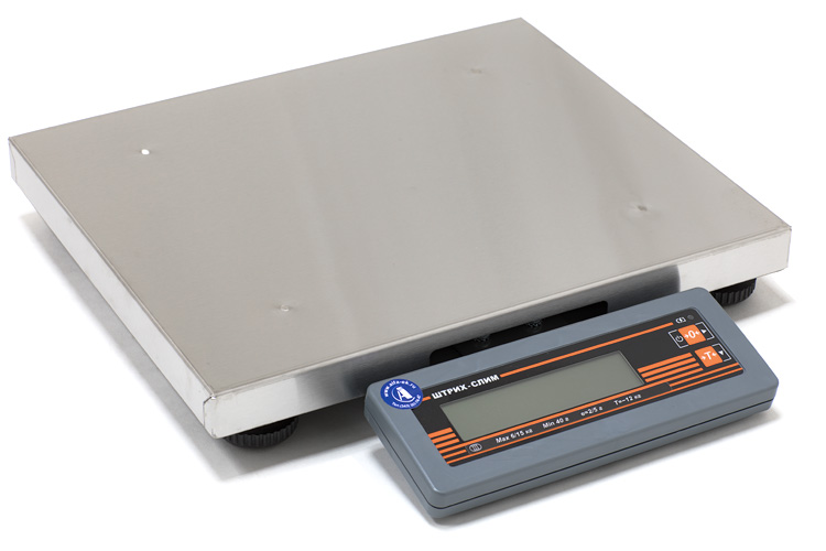 Весы торговые Штрих-Слим 300М 15-2.5 Д1Н-Ю POS2