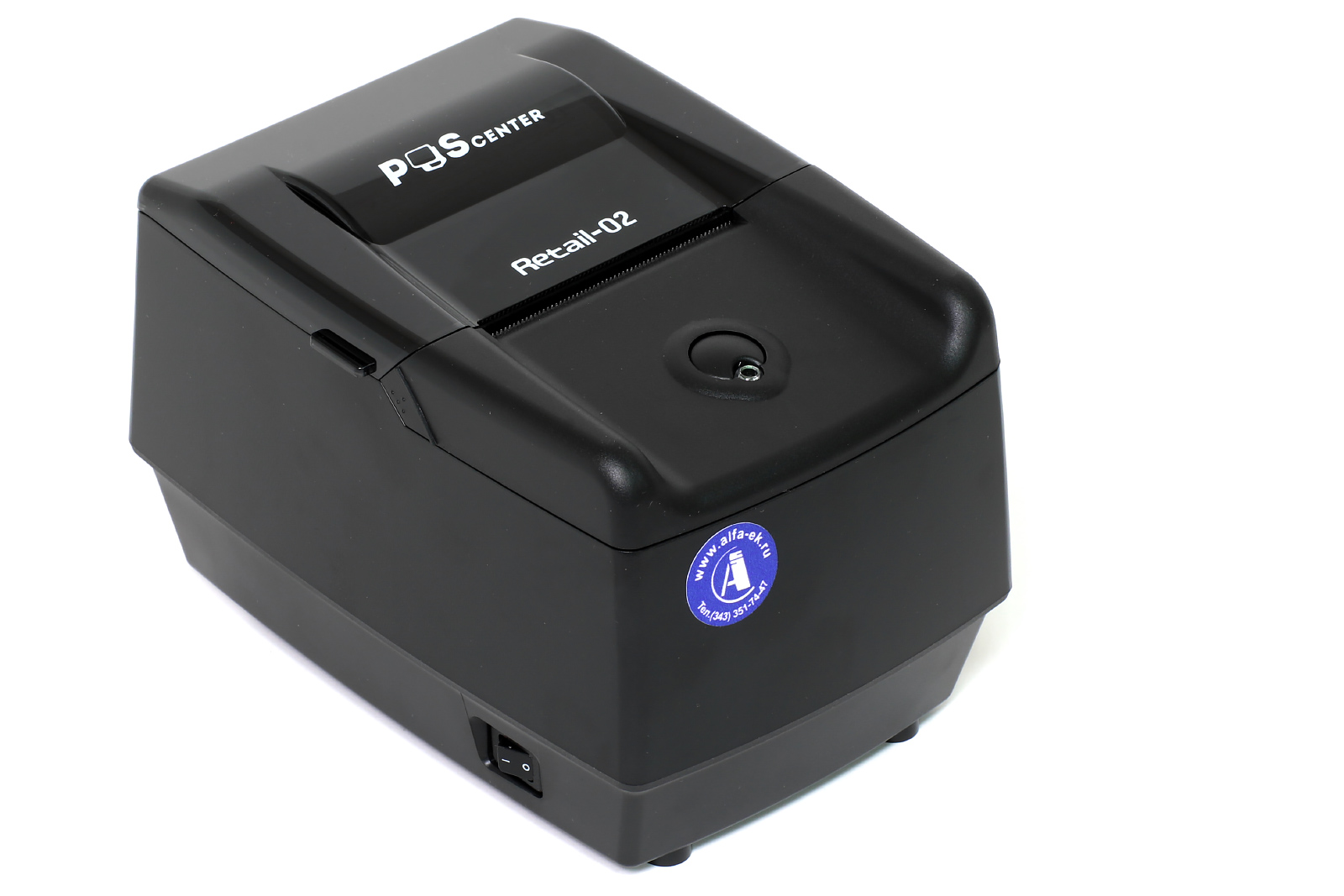 Фискальный регистратор РИТЕЙЛ-02Ф, ФН 36 мес, черный, LAN/USB, с разъёмом под ДЯ, без автоотрезчика