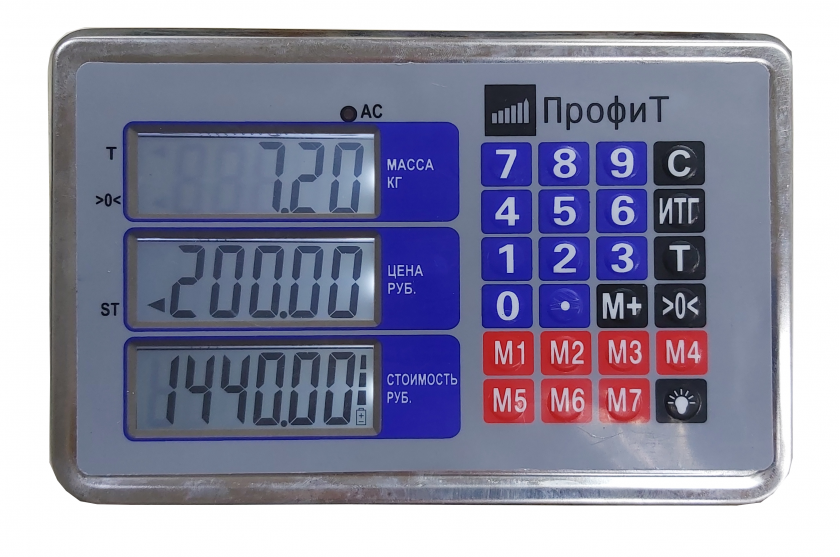 Весы электронные ПРОФИТ TCS-R2 (150;20;30*40) LCD радиоканал, Без поверки - 