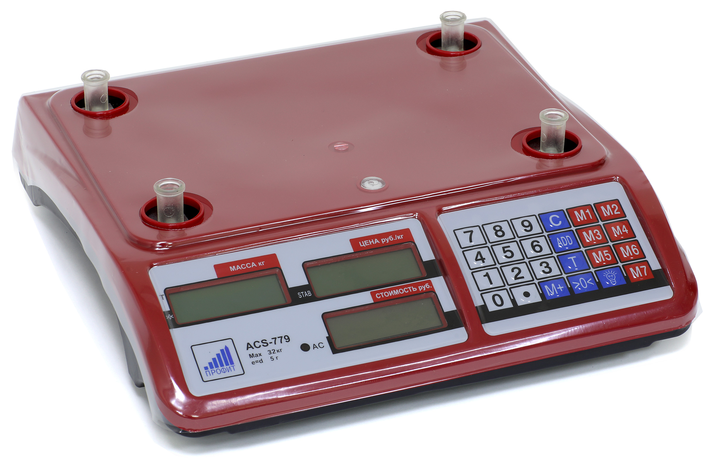 Доп. изображение №5  Весы электронные ПРОФИТ 779 (32кг/5г) LCD. Без стойки. Без поверки