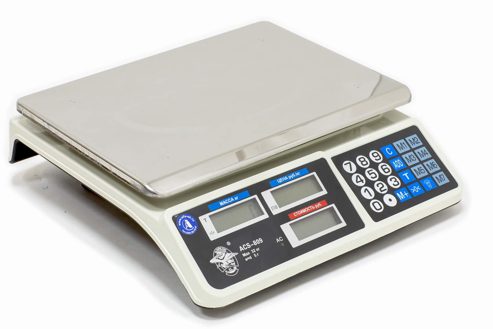 Весы электронные торговые ПРОФИТ 809 (32.5) LCD без поверки